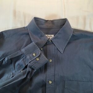 Brooks Brothers Sport Shirt Button Up Long Sleeve Cotton Gray Mens L